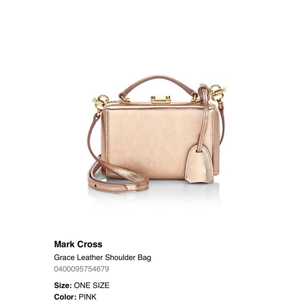 Mark Cross Grace Mini Box Bag NWT
